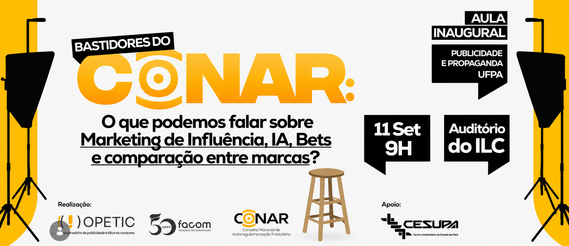 Aula Inaugural de Publicidade e Propaganda debate IA, Marketing de Influência e Bets